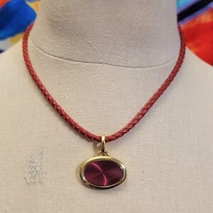 Joan Rivers Enamel Pendant